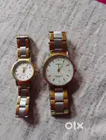 Timex hand watch couple set