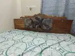 Queen size cot (1st quality pure teak)