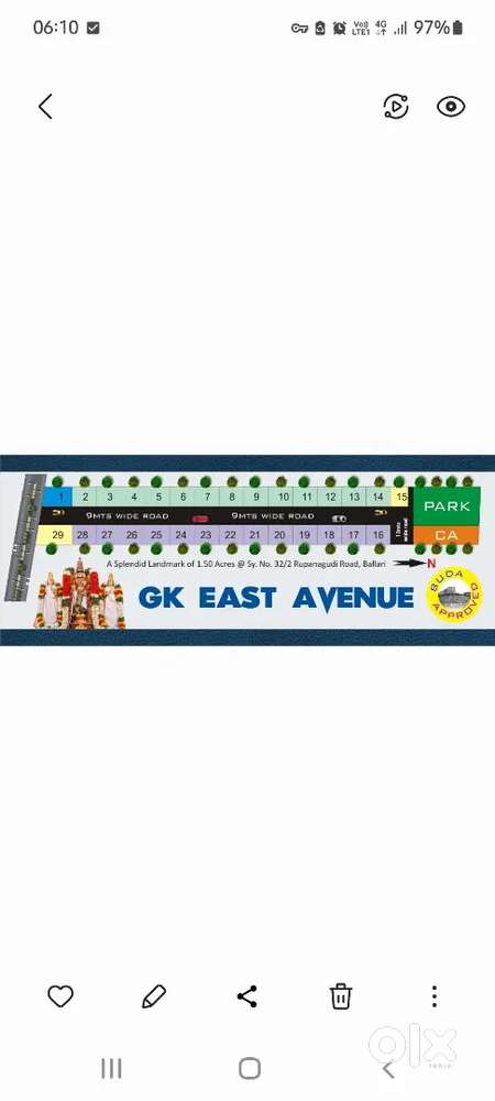 Site 25, BUDA layout,Rupanagudi Road,Allum Bhavan Backside,Bipass road