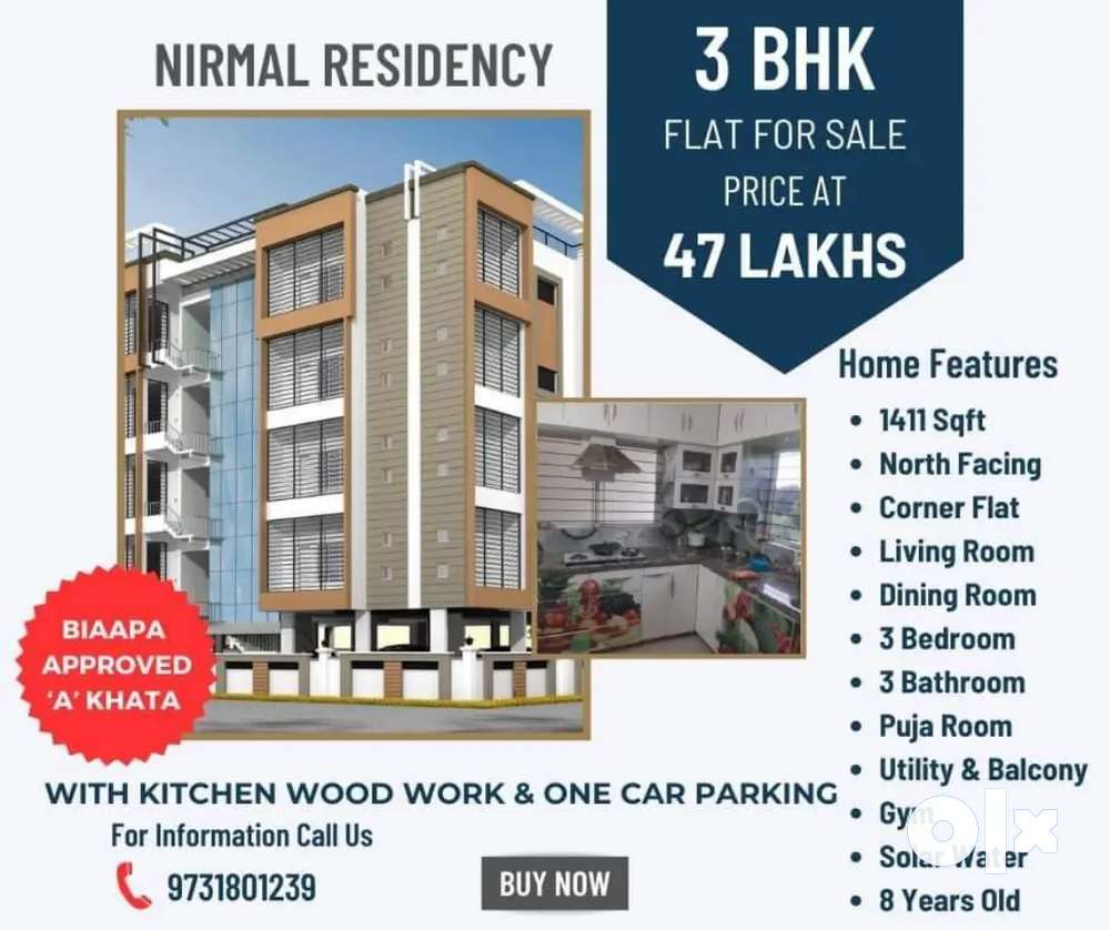 Resale 3 BHK Flat For Sale Doddaballapur Road Near Tollplaza Bangalore