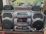 Panasonic hi fi system vcd/radio/aud /cassette player no sound