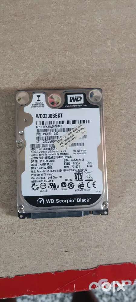 320GB HDD FOR LAPTOP
