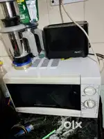 Microwave and toaster