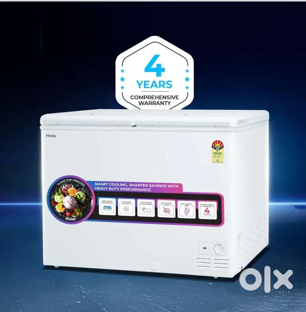 Haier deep freezer 5 star rating,350 ltr,3 month old mew condition