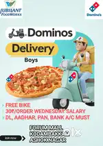 DOMINOS FREE E-BIKE PIZZA DELIVERY FORUM MALL KODAMBAKKAM ASHOK NAGAR