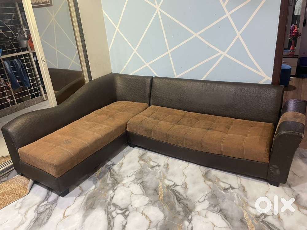 L Sofa Set - Choclate Brown