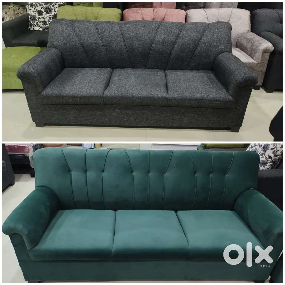 Pluto design fabric material sofa 3 seater