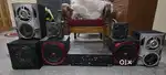 Amplifier with speakers