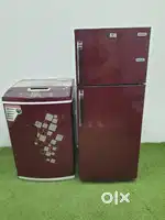 £#+- refrigerator double door and top load combo available free shipng