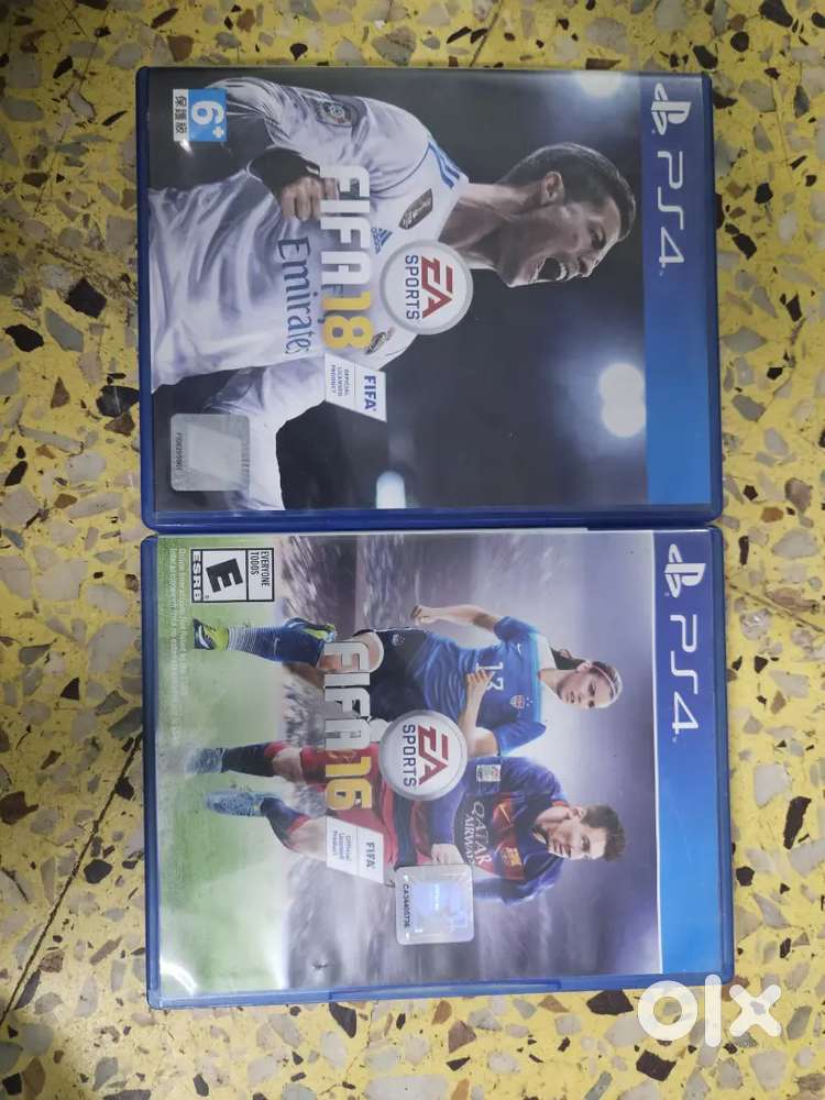 FIFA 16 and 18 for PS4