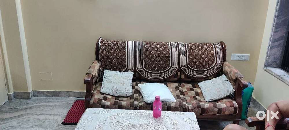 3+1 teak wood sofa