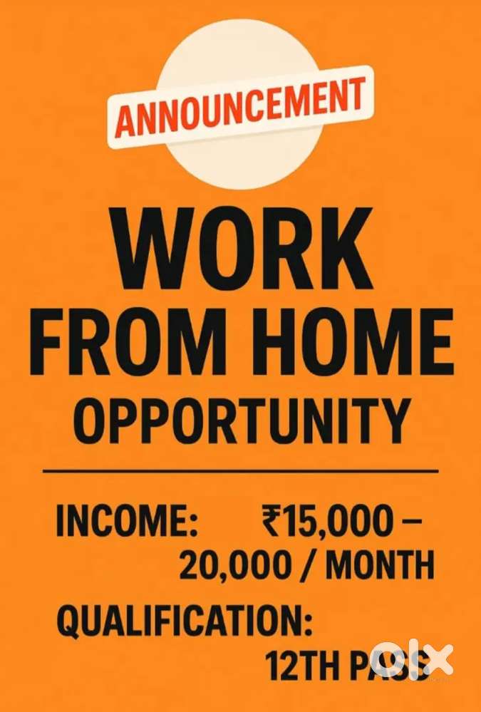 Work from home opportunity