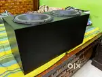 For car Dual 12” subwoofer speaker enclouser, box, peti, cabinet