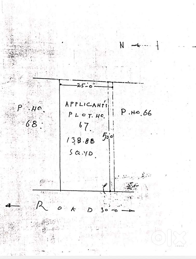 25*50 size pata suda plot near karsi mandi