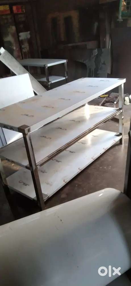 Bhatti table sink rack pickup table dish landing table ducting