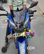 Non accidental and less driven 180 cc bike