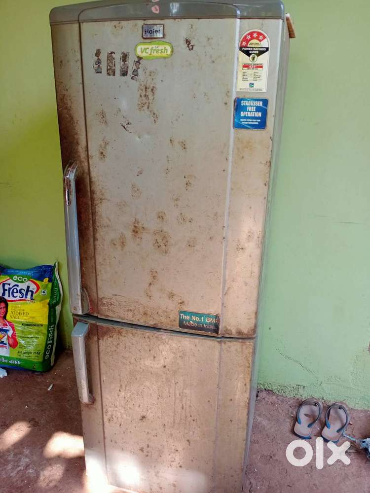 Haier fridge for sale , 350 litre double door, working condition, need