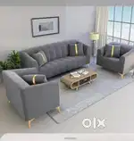 New brand best quality 3+1+1 five seater sofa set get at factory price