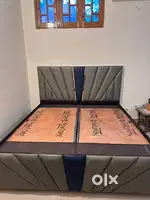 Brand new double bed , mattress double bed , refrigerator