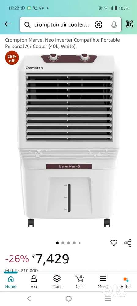 Crompton marvel neo40Air cooler