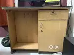Wooden Study/Office Table with Storage – Good Condition