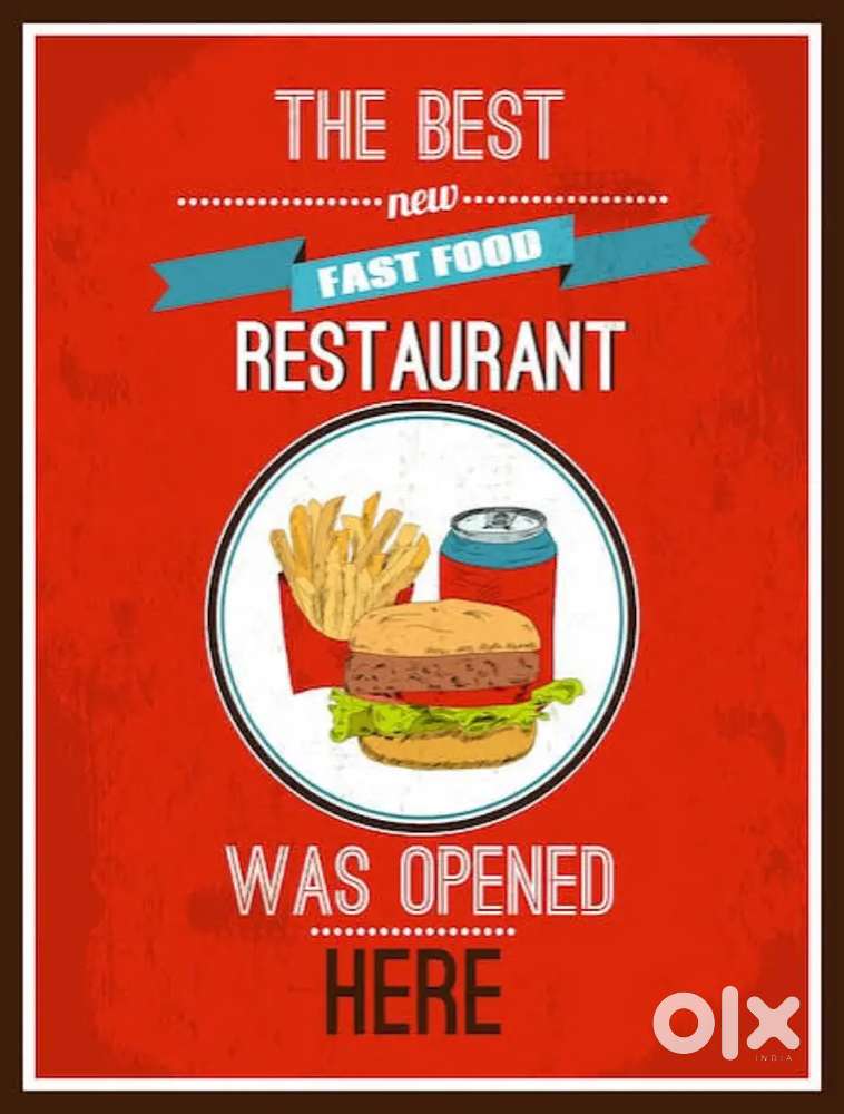 Ldka chahiye Fast food bnane ke liye