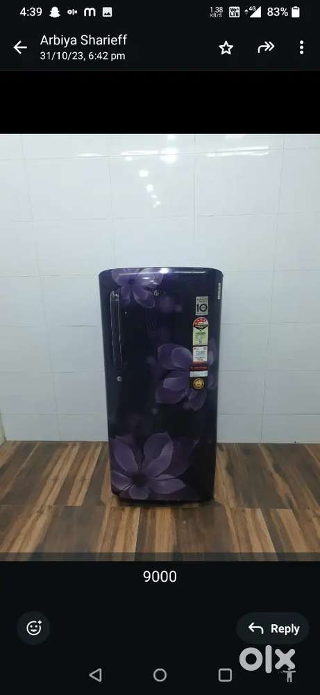 Used fride just starting price 8,999 @protronic