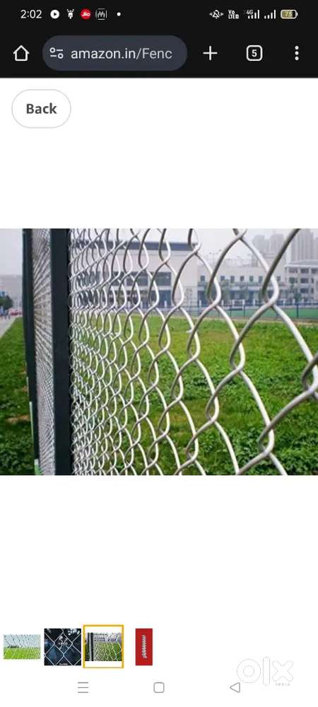 Wire boundary 6 ft height