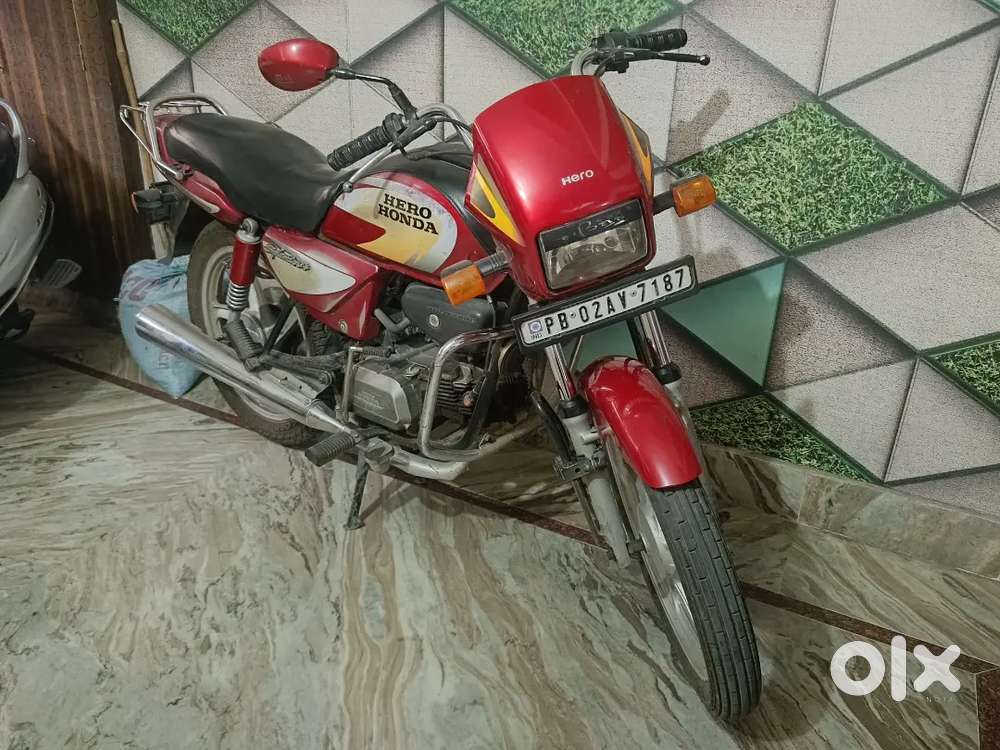 Hero honda splendor with alloys and new tyres