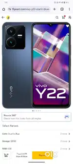 Vivo y22 4/128 price --5.5k