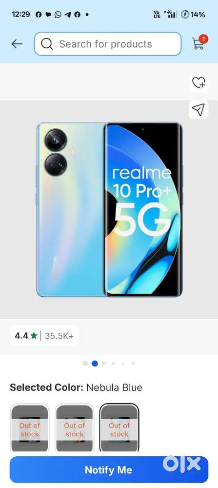 Display breaking