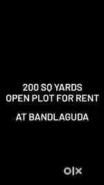 200 sq yards open plot for rent
