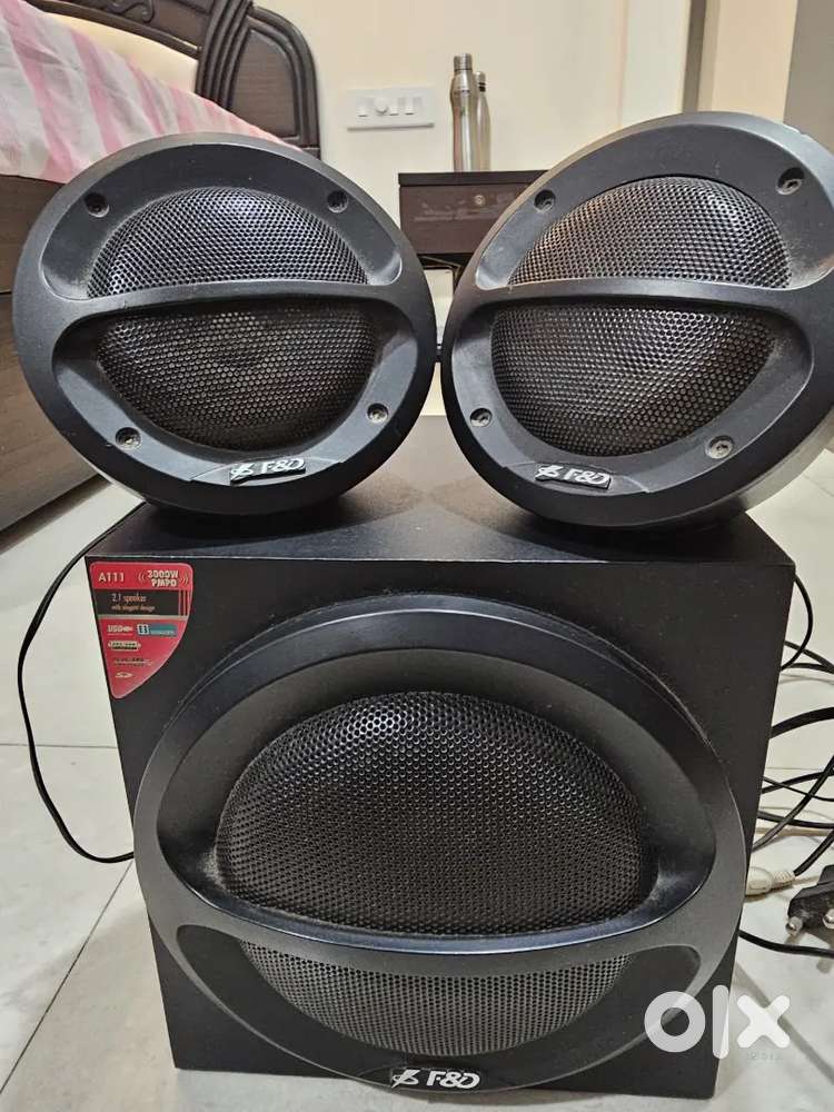 F&D 2.1 Speaker with powerful sound for Sale in rs