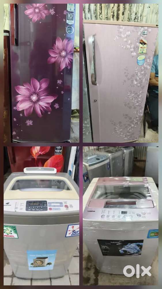 Fridge & washing machine on rent 1000 only