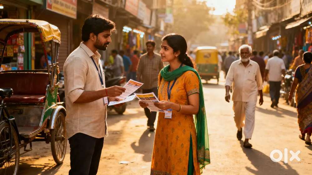 Pamplet पँपलेट वाटण्यासाठी मुले मुली पाहिजेत