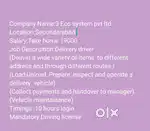 Wanted (Delivery Driver)Secunderabad (3 wheeler Auto)