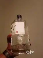 Empty bottle of ruko gin