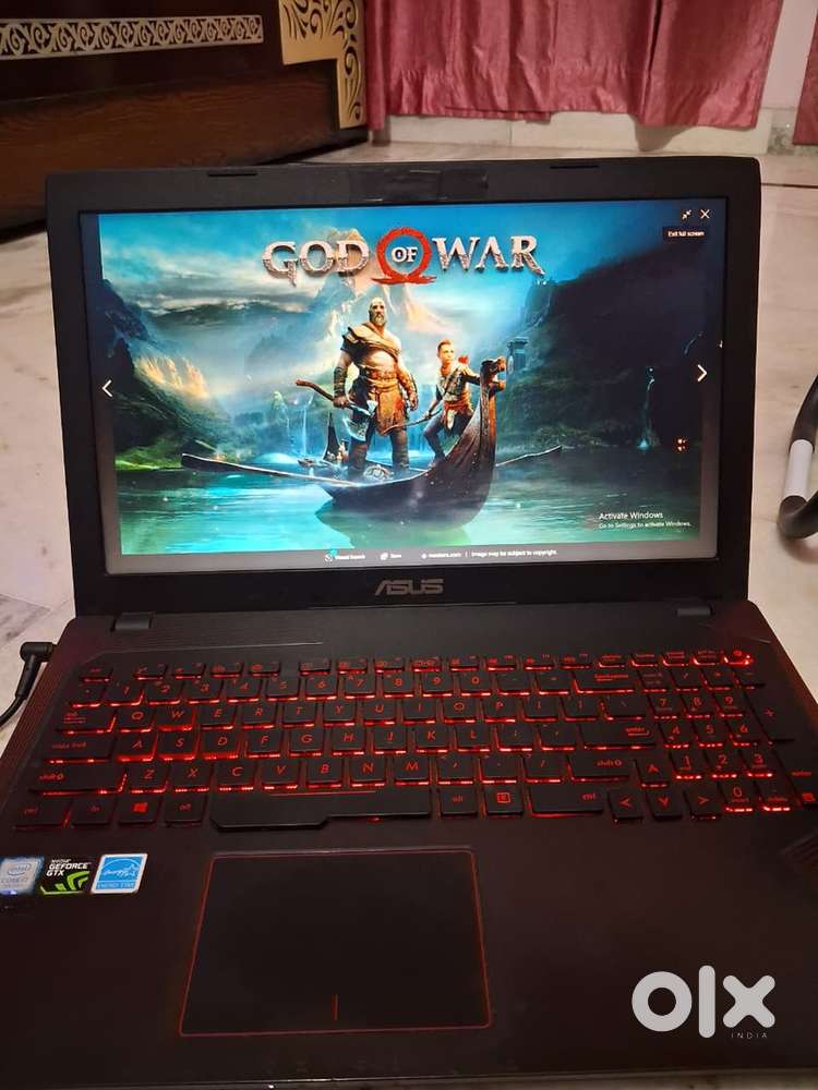 Asus Gaming laptop for sale,core  i7 7th gen, 4gb graphic card