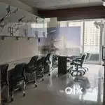 Furnished 451 sqft Office with Balcony – ₹13,000