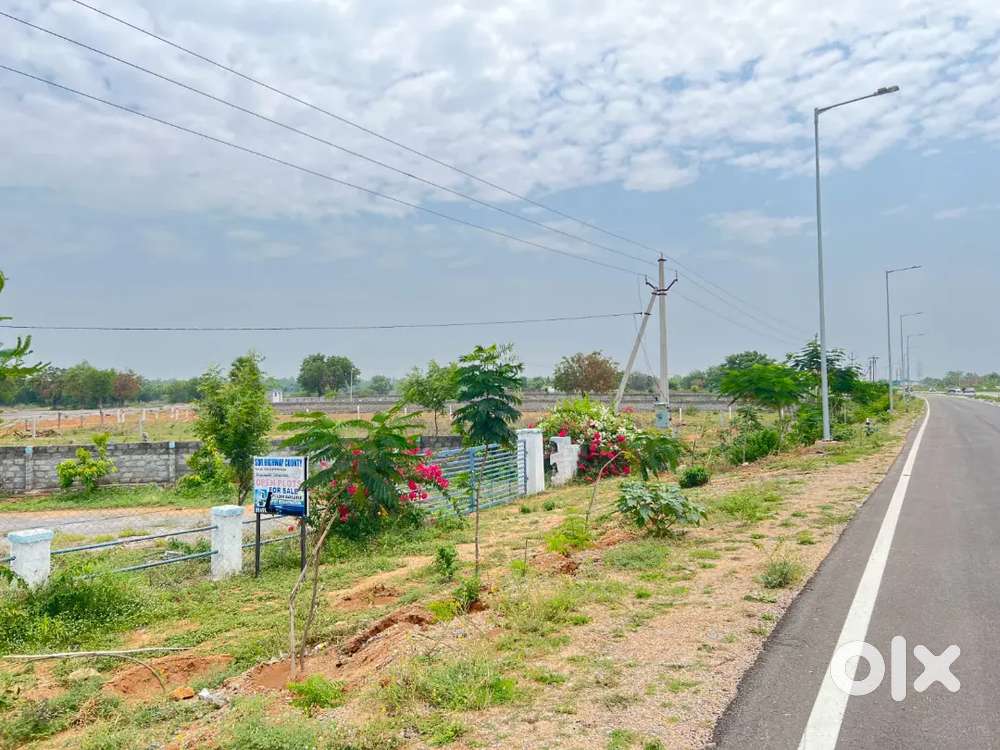 2000 Sq Yards Open Plots For Sale At Aler, Warangal Highway