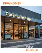 2 Double height main road shops 40 & 100 m² in Caranzalem 4 rent