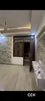 Big hall with kitchen, varadah and toilet