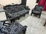 Sofa set with cushions