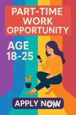 Part time work apportunity
