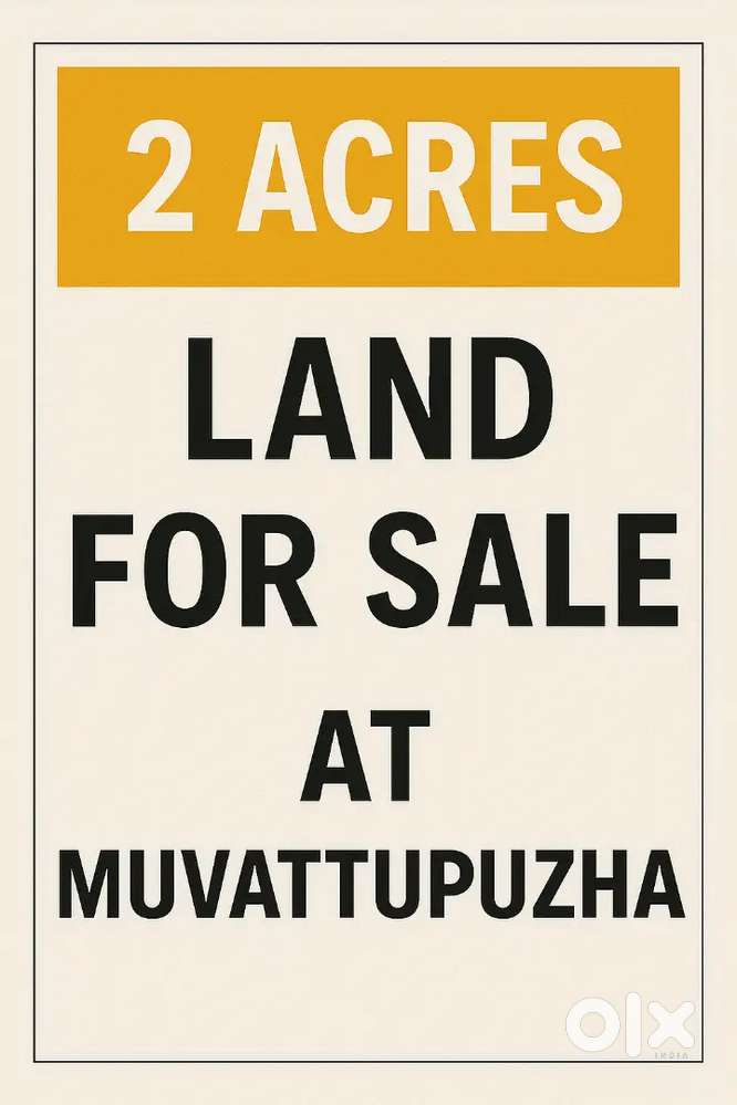 For Sale Muvattupuzha 2acres land