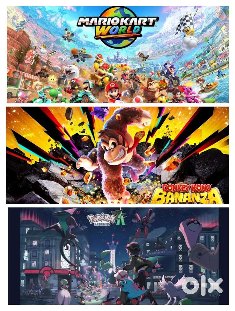 All NintendoSwitch &Playstation Games FC 26,Ghost Of Yotei,Mario,Zelda