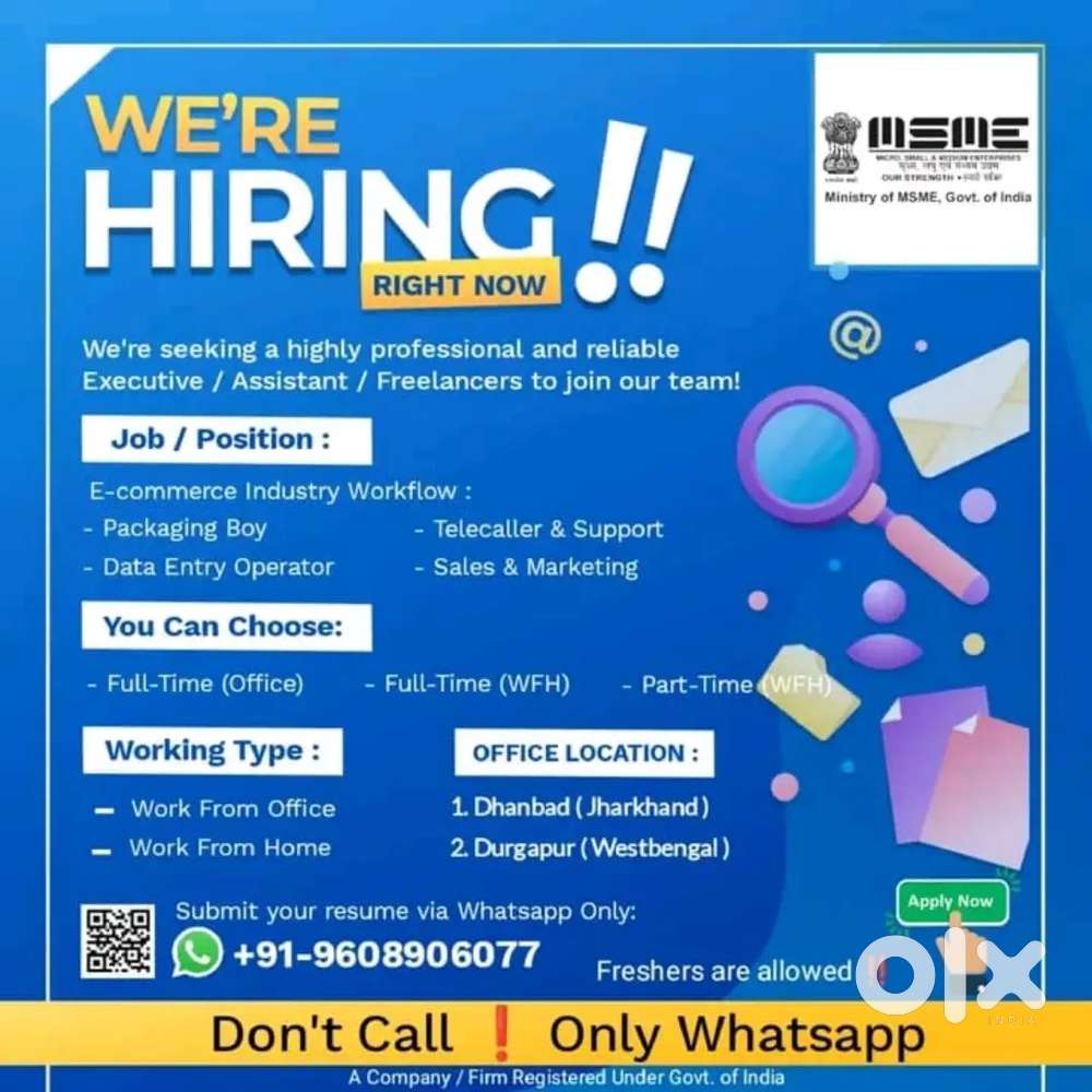 Jobs in Dhanbad, Durgapur