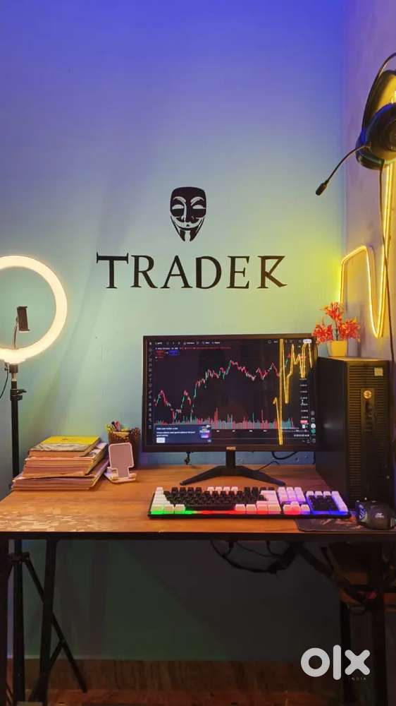 Moniter, CPU, Keyboard and mouse and speaker