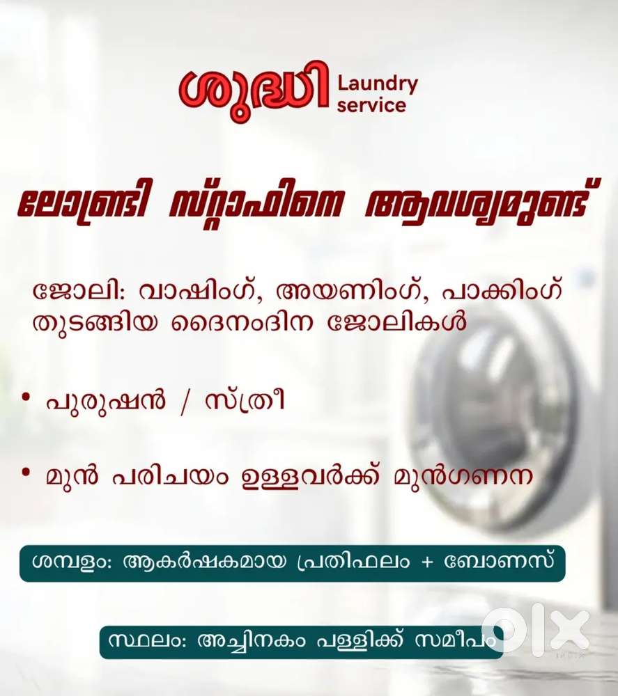 Laundry Jobs