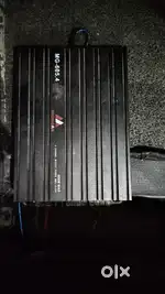 Michigan MG‑605.4 4‑Channel Amp + Infinity Primus 1200T Tube Subwoofer